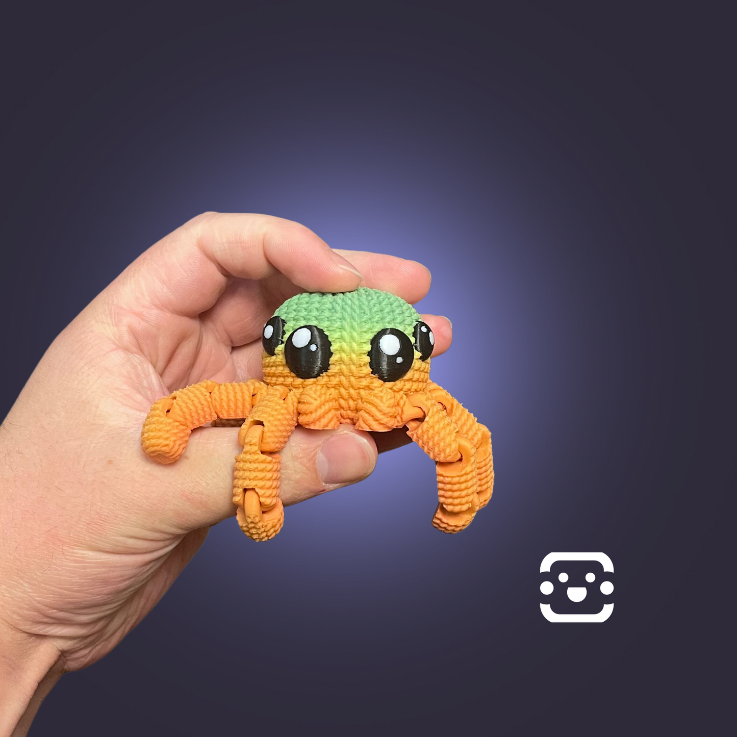 Crochet-Texture Spider