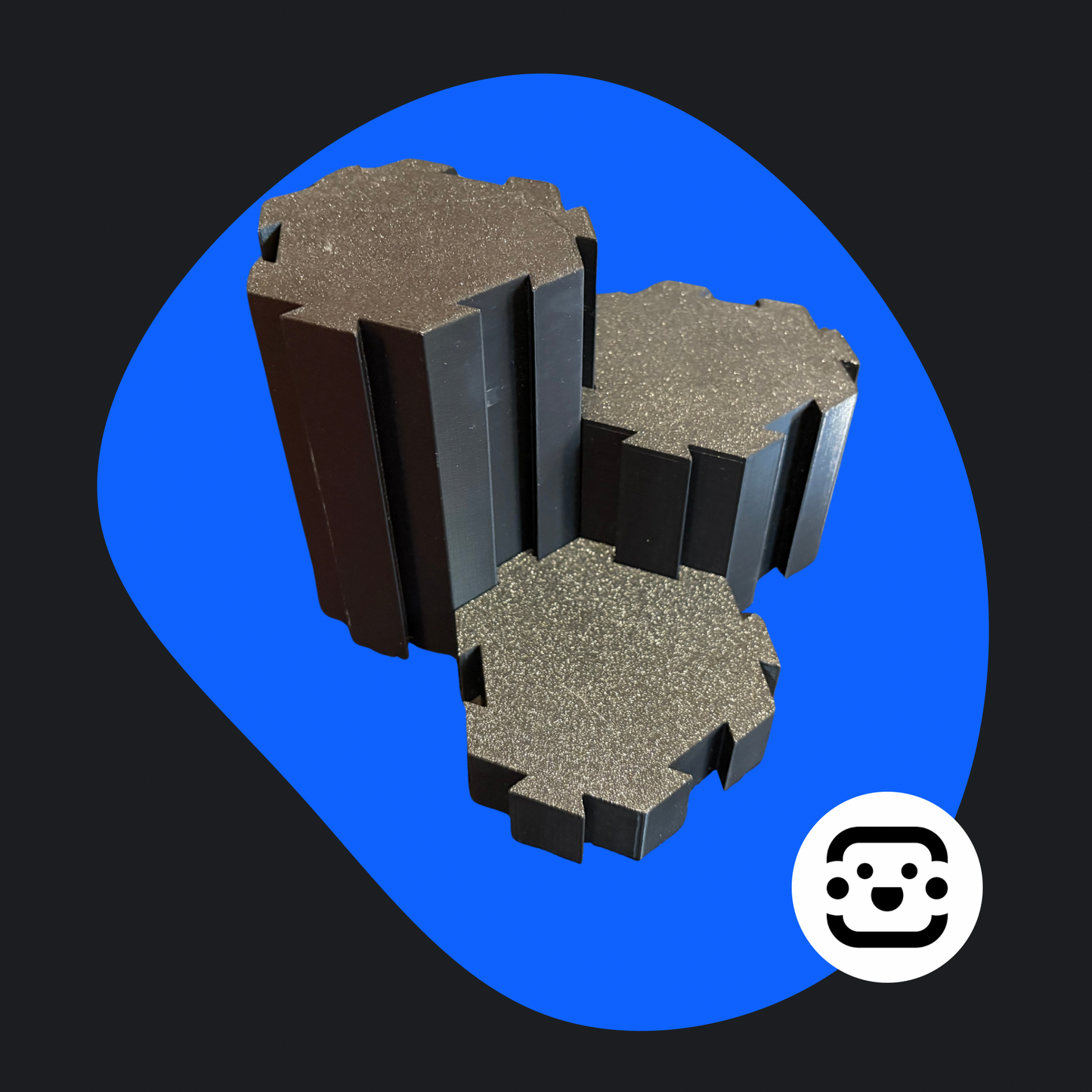 Interlocking Hex Display Shelves