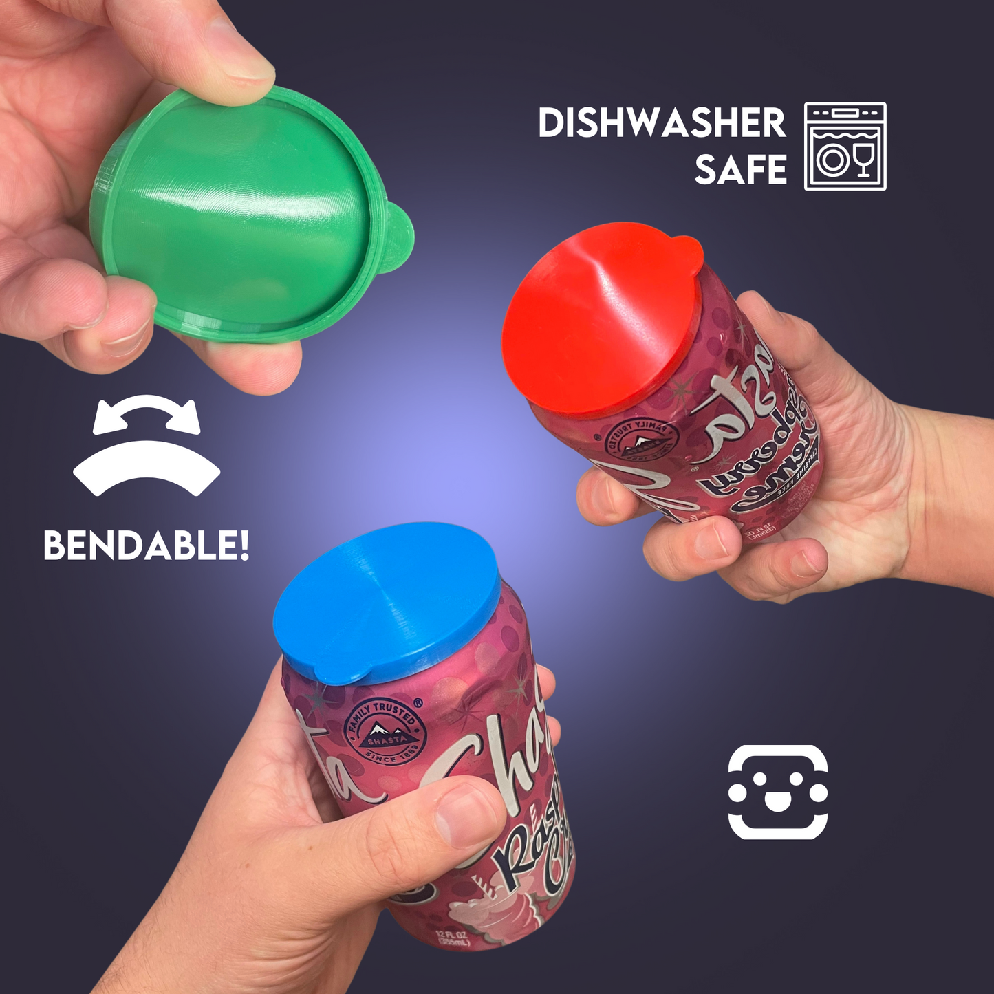 Flex Soda / Pop / Beer Can Lid