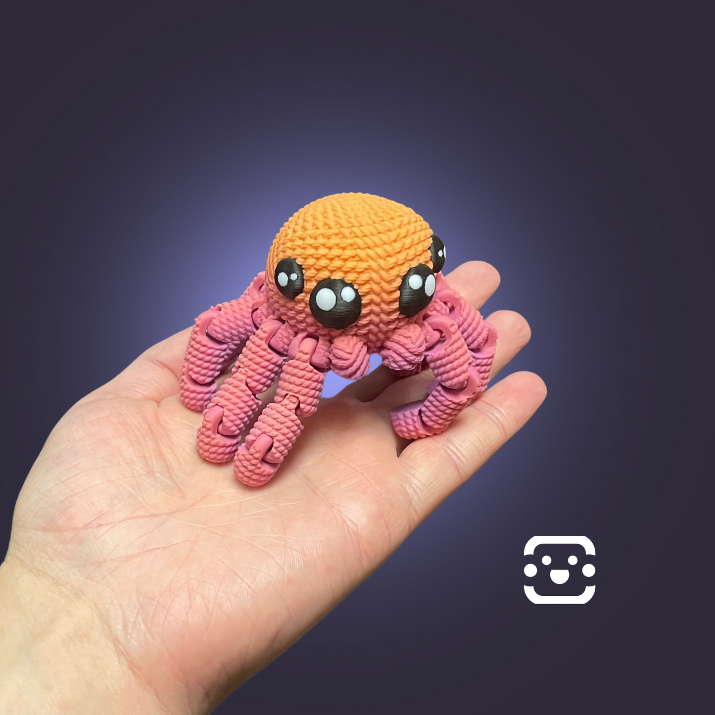Crochet-Texture Spider