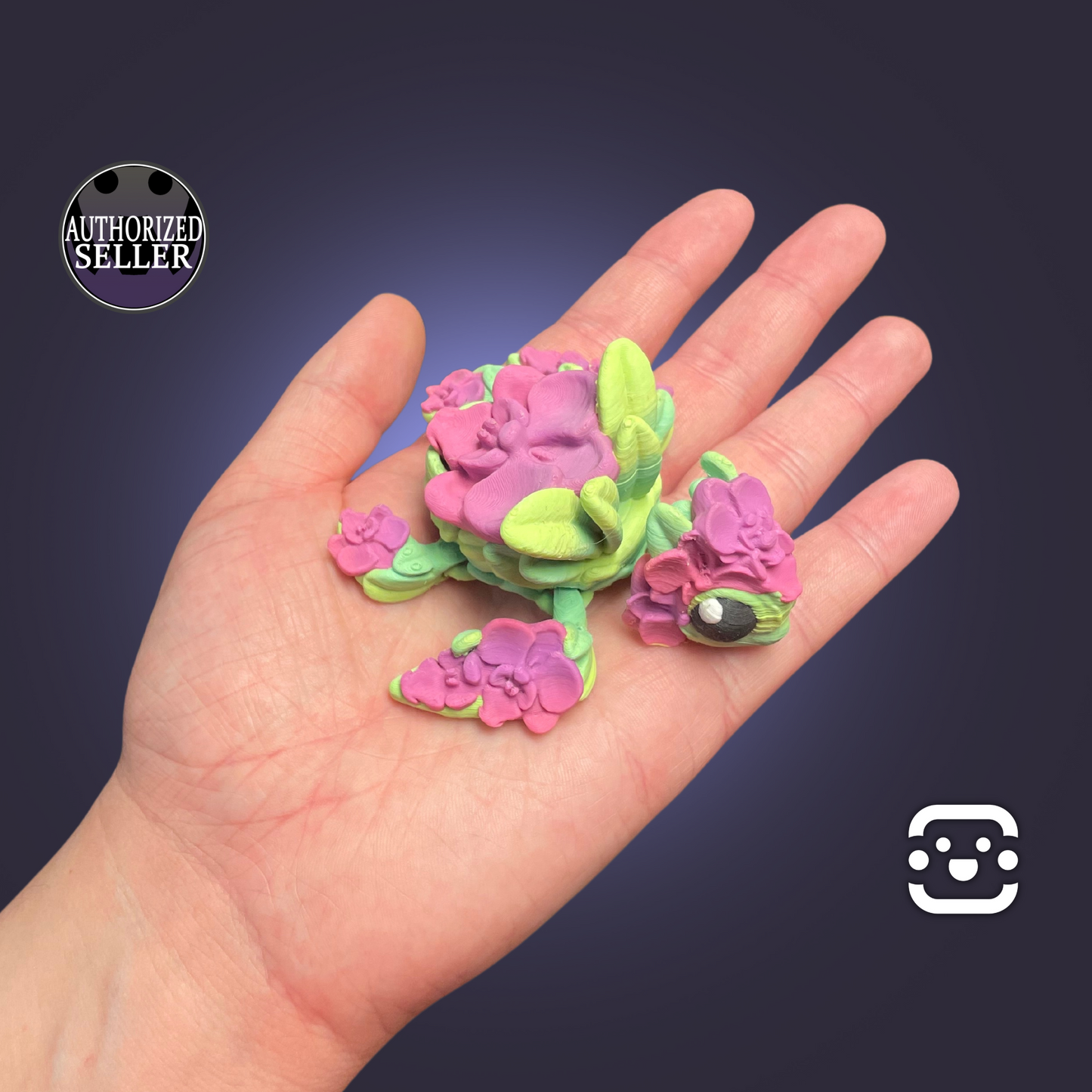 Articulated Orchid Turtle
