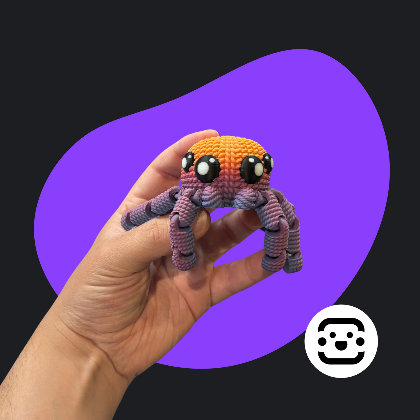 Crochet-Texture Spider