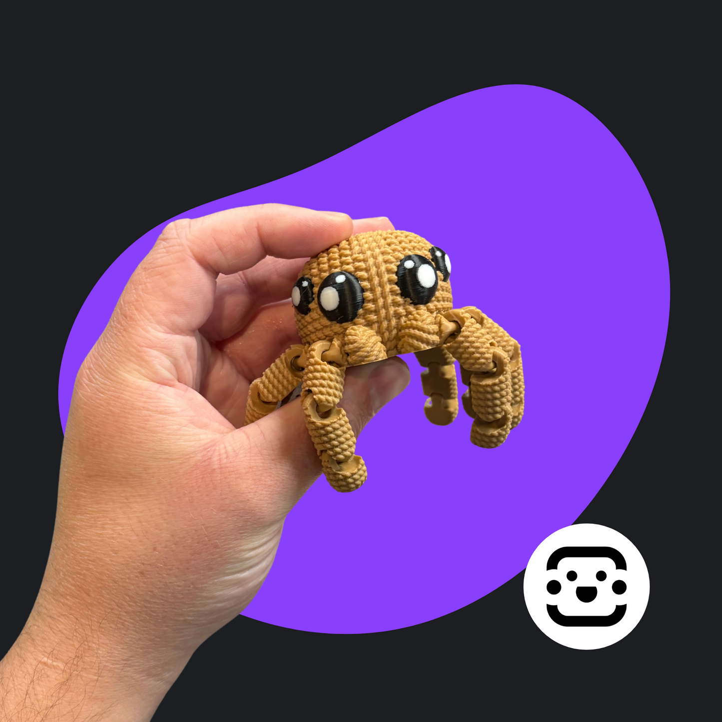 Crochet-Texture Spider