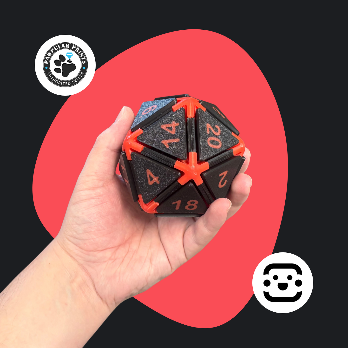 D20 Fidget Clicker