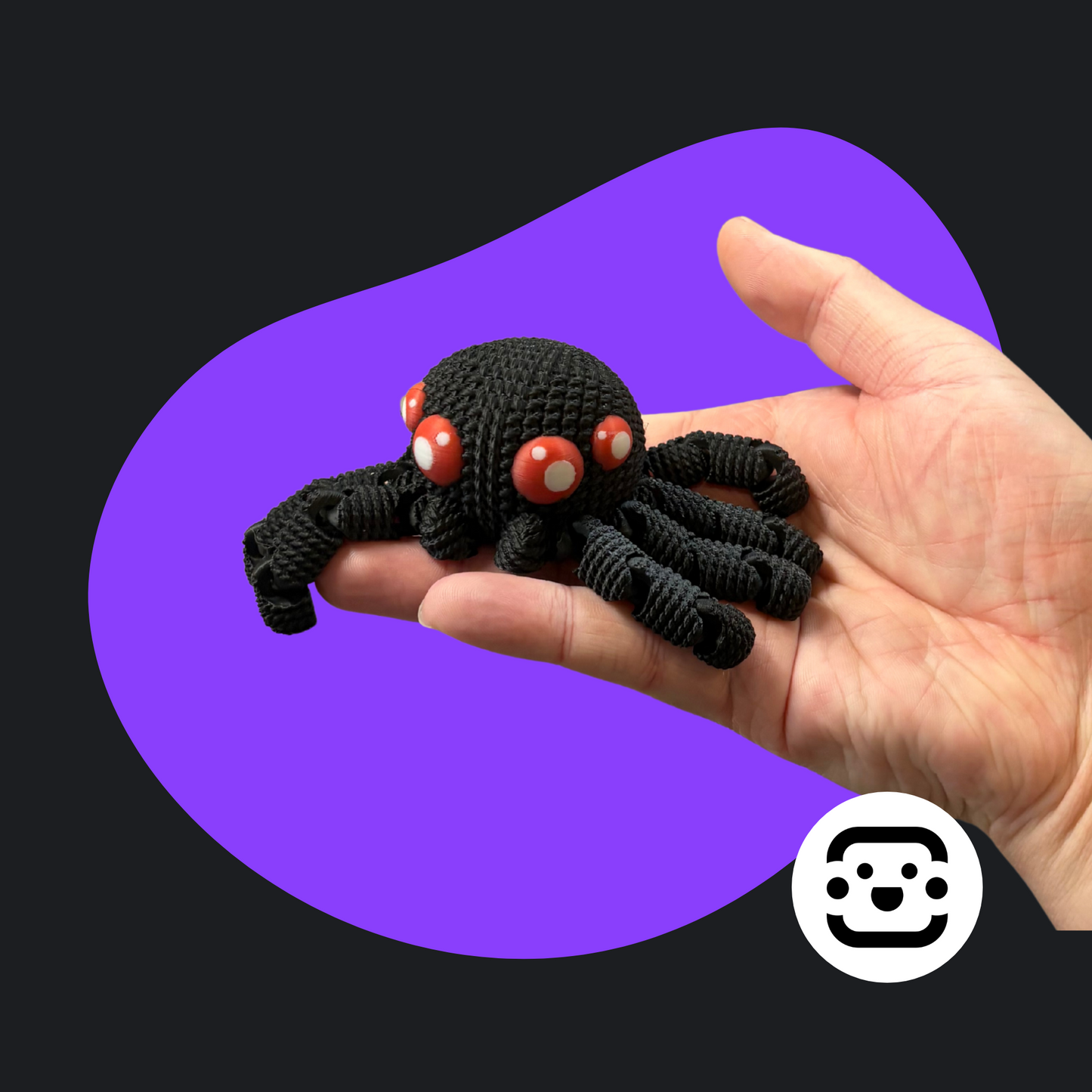 Crochet-Texture Spider