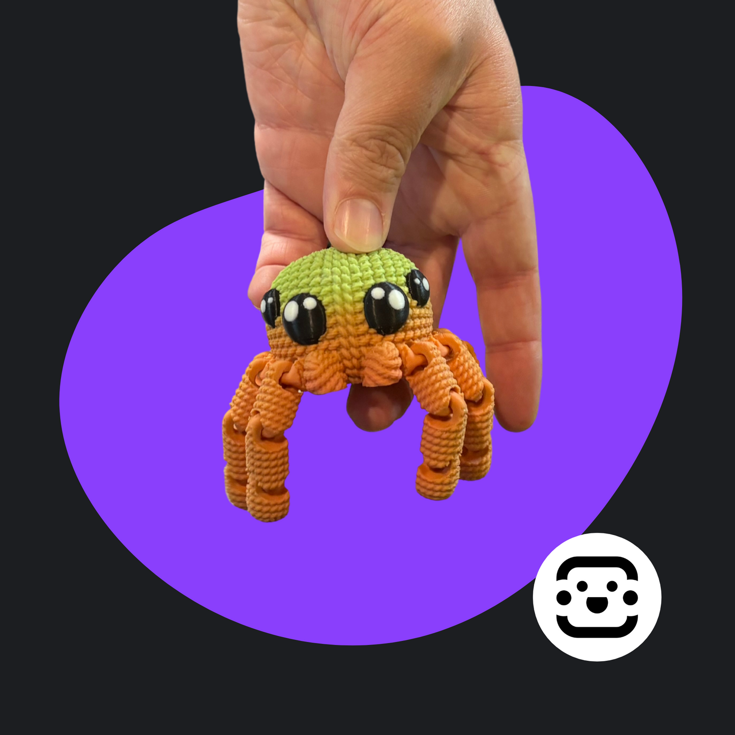 Crochet-Texture Spider
