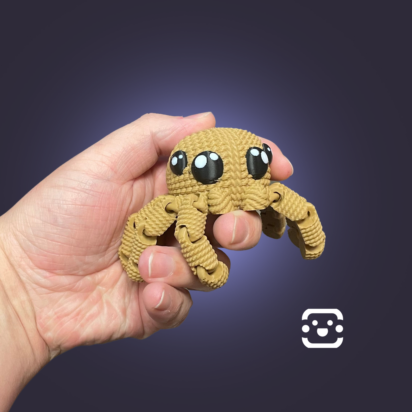 Crochet-Texture Spider