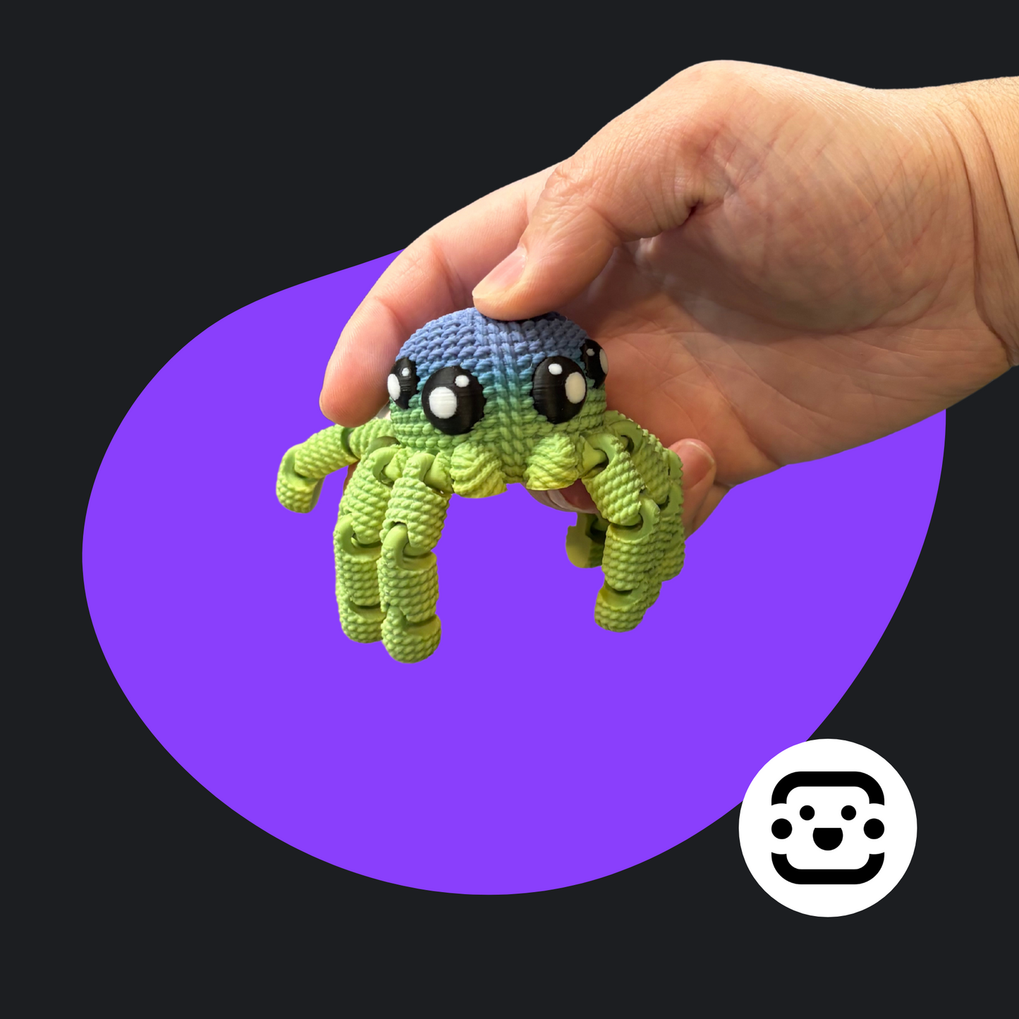 Crochet-Texture Spider