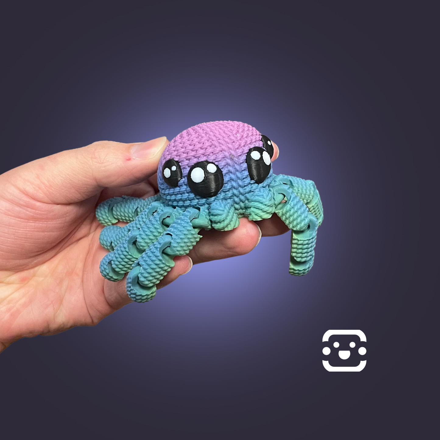 Crochet-Texture Spider