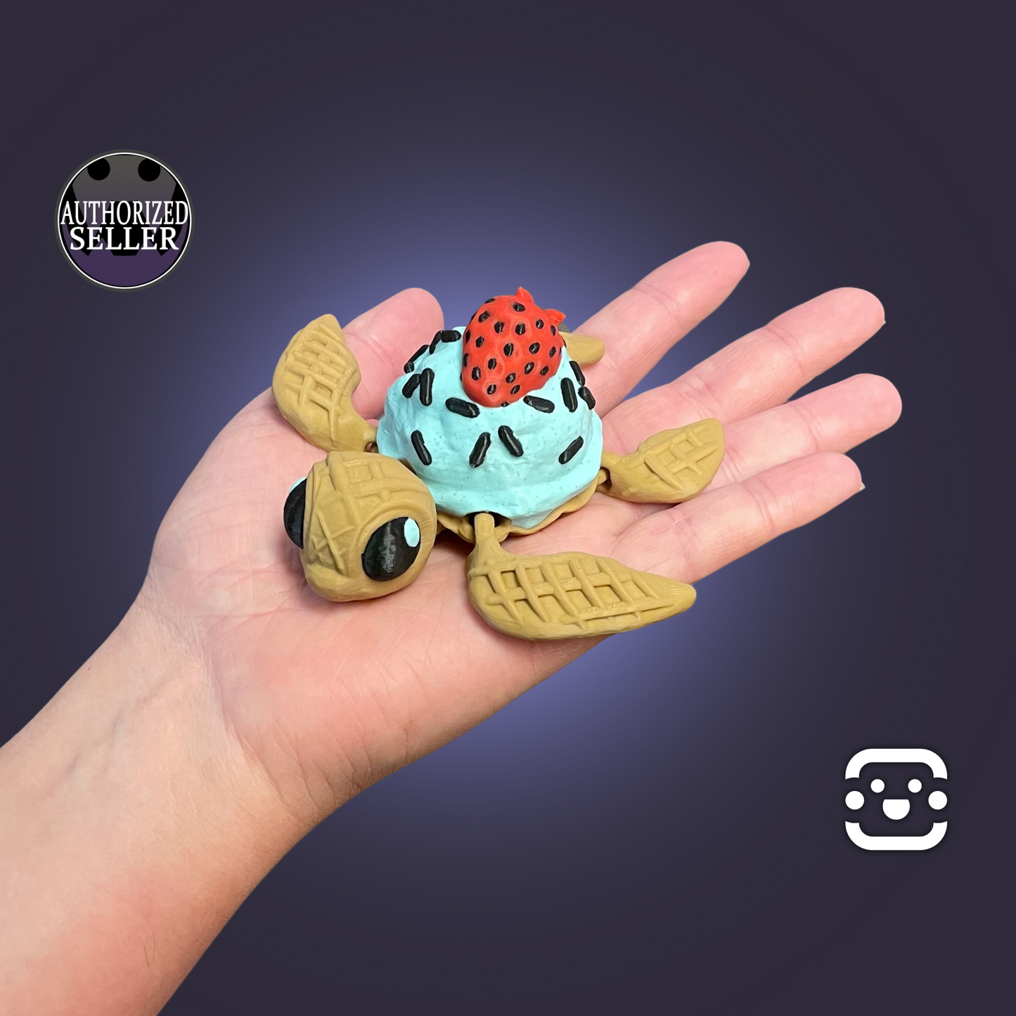 Articulated Ice Cream Turtle