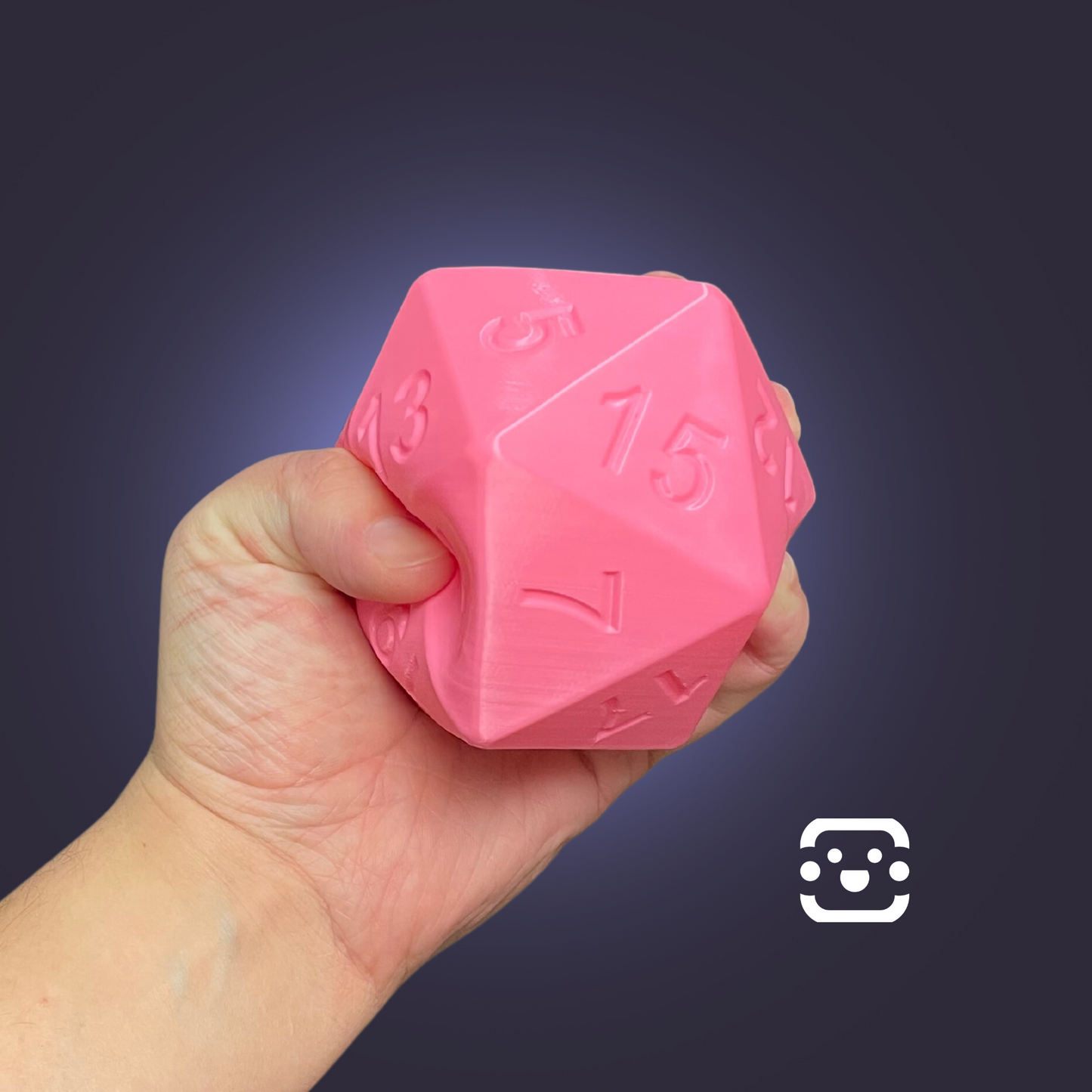 Jumbo Flex D20 (TPU, squishy, Rubber-like)
