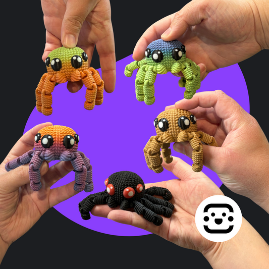 Crochet-Texture Spider