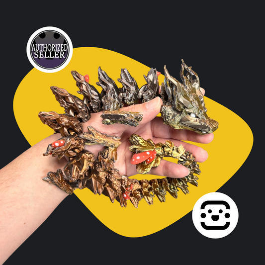 Articulated Woodland / Forest Dragon Figure