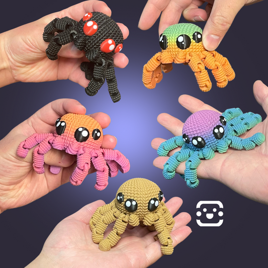 Crochet-Texture Spider