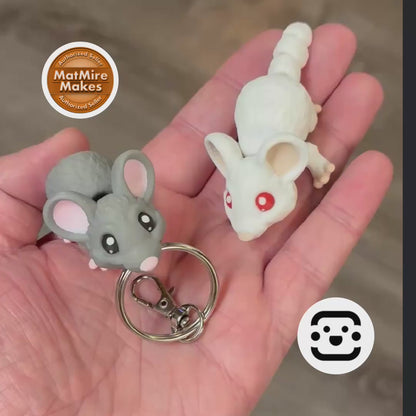 Chibi Mouse Keychain / Fidget